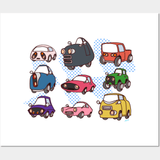 Cute Cars Posters and Art
